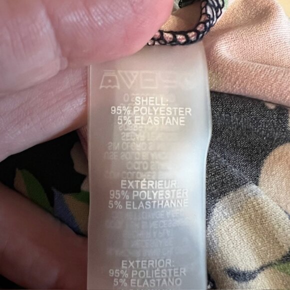 Tommy Hilfiger Floral Bell Sleeve Shift Dress Navy Pink Green Size 8 MSRP $129 - Picture 8 of 8